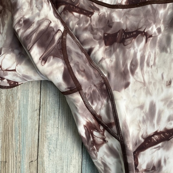 Gymshark Elevate Leggings in Cement Brown Spray Dye | Size Small - Picture 8 of 12